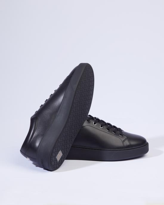 칼라거펠트 스니커즈 KL53320A 000 black leather NERO - KARL LAGERFELD