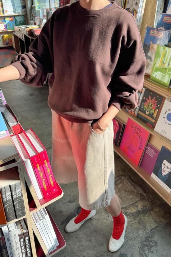  르 본 숍 스웨터 르 봉 숍 프렌치 테리 코어 스웨트셔츠 - Le Bon Shoppe