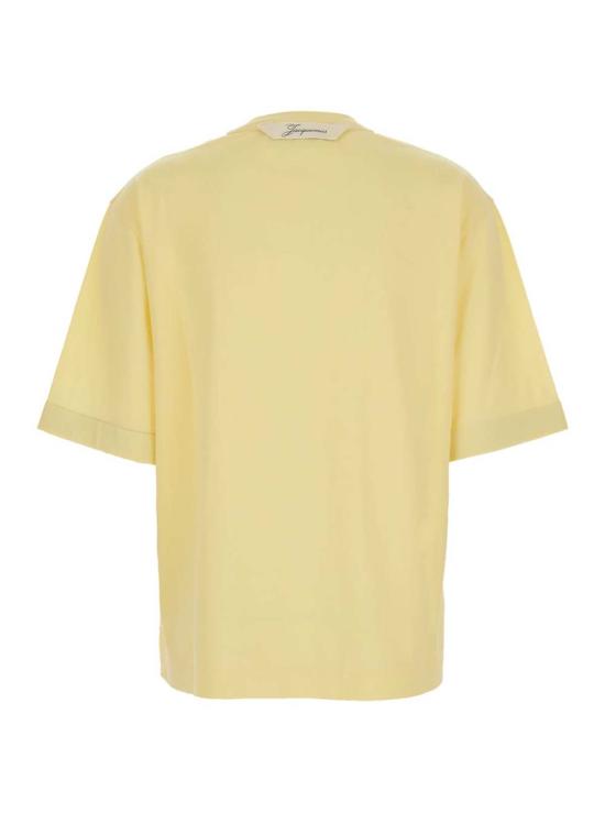 자크뮈스 반팔 티셔츠 르 티셔츠 벤타두 티셔츠 옐로우 - JACQUEMUS