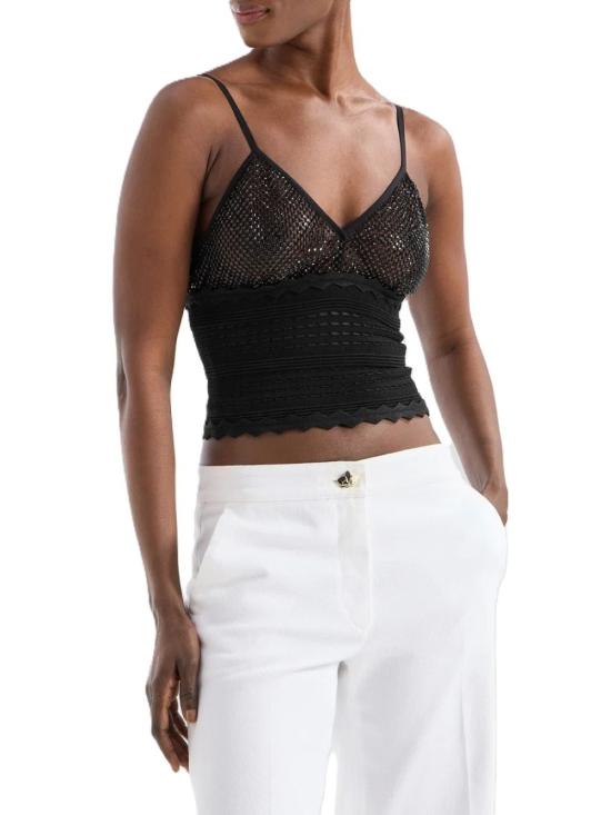 26SS 제니 민소매 티셔츠 80AAF835CMX61899 Black - GENNY