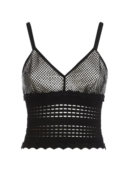 26SS 제니 민소매 티셔츠 80AAF835CMX61899 Black