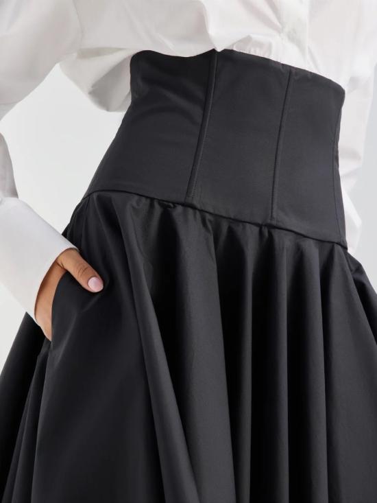 26SS 제니 미디 원피스 80AAO412N0718899 003 Black - GENNY