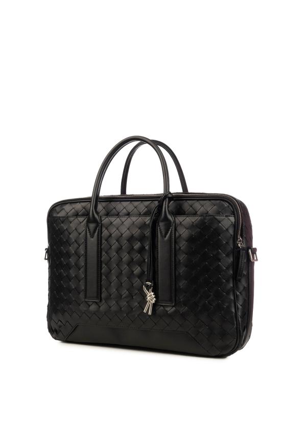 26SS 보테가베네타 겟어웨이 브리프케이스 766361V2HL1 8803 Nero - BOTTEGA VENETA