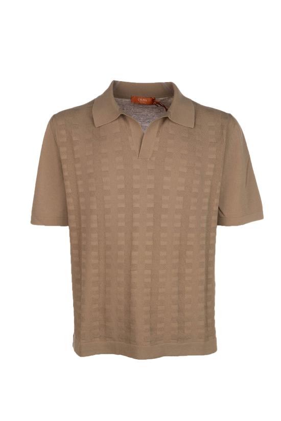 26SS 크루나 폴로 티셔츠 LEVANTE1753 740 Tortora