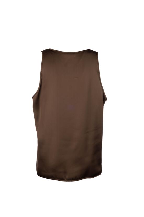 26SS 페세리코 민소매 티셔츠 A084816638 052 MARRONE CORTECCIA - PESERICO