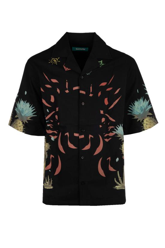 26SS 바로우 긴팔 셔츠 S6BWUASI068 110 NERO BLACK