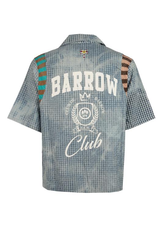 26SS 바로우 긴팔 셔츠 S6BWUASI055 172 DENIM BLU CHIARO LIGHT BLUE DENIM - BARROW