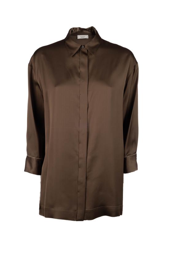 26SS 페세리코 블라우스 A064016638 052 MARRONE CORTECCIA