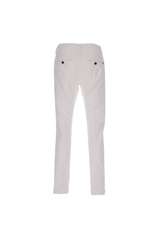 26SS 돈답 스트레이트 팬츠 UP235CS0187UPT0 000 Bianco - DONDUP