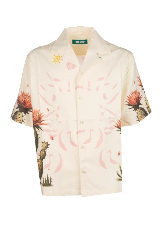 26SS 바로우 긴팔 셔츠 S6BWUASI068 13 CREMA CREAM