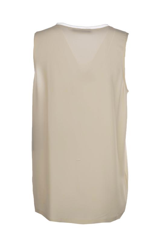 26SS 파비아나 필리피 민소매 티셔츠 TPD266F295L775 0145 BURRO - FABIANA FILIPPI