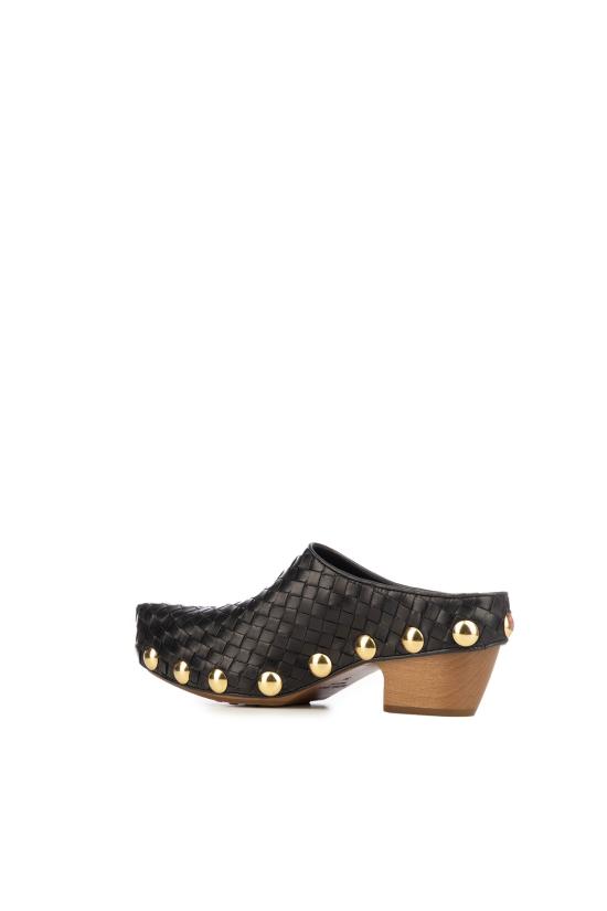 26SS 보테가베네타 뮬/슬리퍼 871591V2ED0 1000 Nero - BOTTEGA VENETA