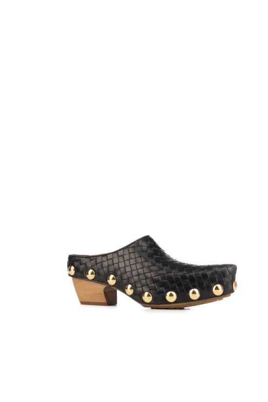 26SS 보테가베네타 뮬/슬리퍼 871591V2ED0 1000 Nero - BOTTEGA VENETA