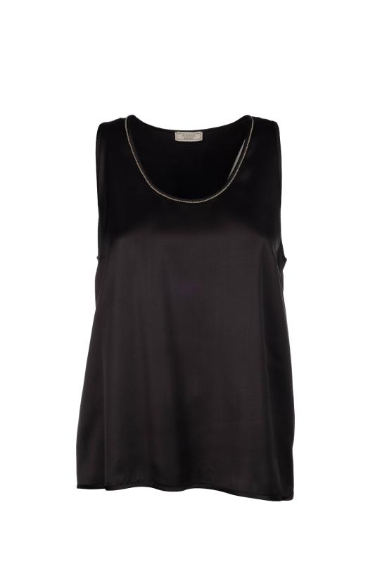 26SS 페세리코 민소매 티셔츠 A084816638 061 Blu notte