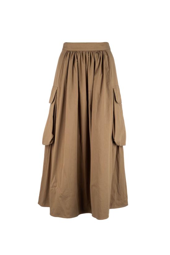 26SS 엠마&가이아 롱 스커트 G004 431 SALVIA