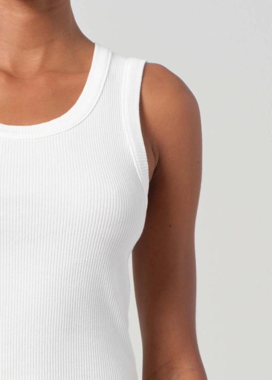  에이골디 민소매 티셔츠 아골데 축소된 양귀비 탱크 - AGOLDE