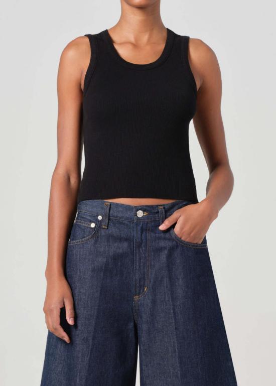  에이골디 민소매 티셔츠 아골데 축소된 양귀비 탱크