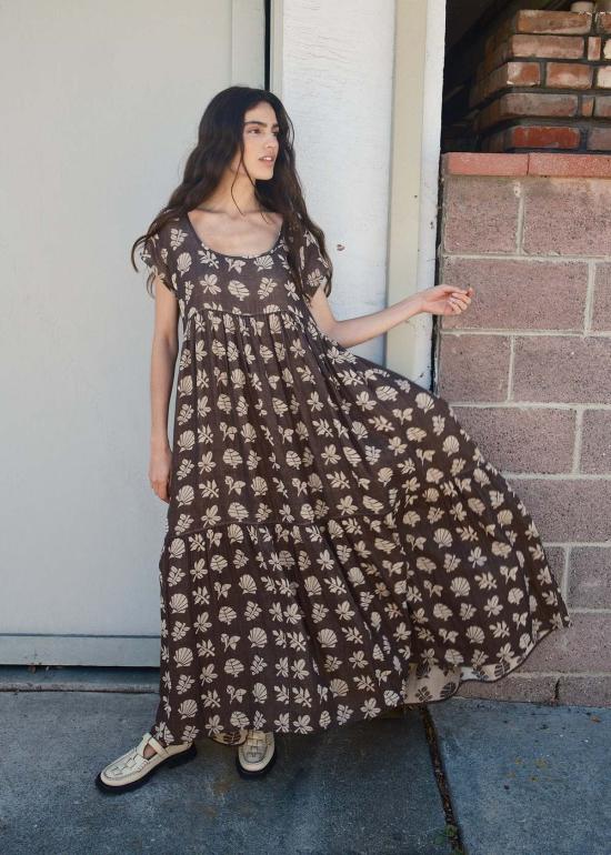  에이스 앤 지그 롱 원피스 에이스앤지그 룰루 드레스 보태니컬