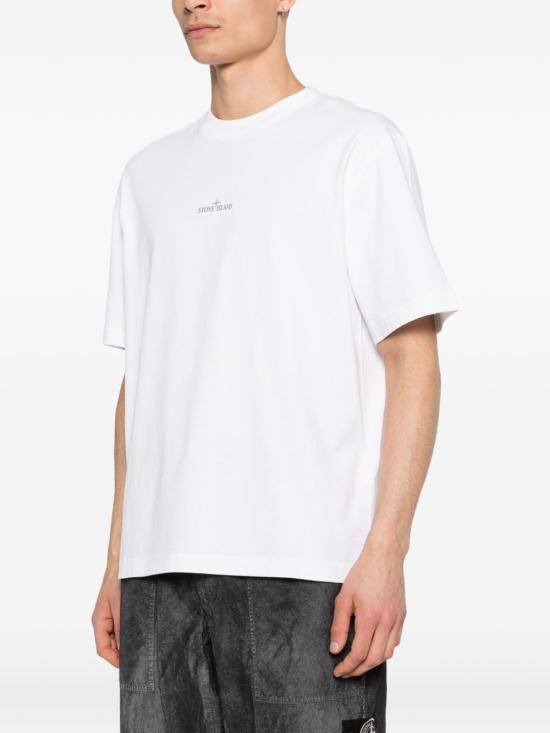 26SS 스톤 아일랜드 반팔 티셔츠 L1S152100001S0374 V0001 White - STONE ISLAND