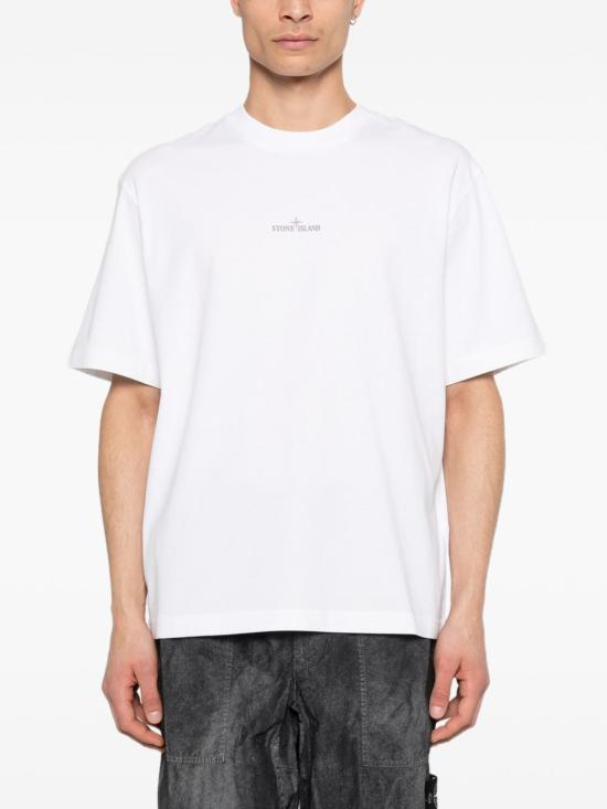 26SS 스톤 아일랜드 반팔 티셔츠 L1S152100001S0374 V0001 White - STONE ISLAND