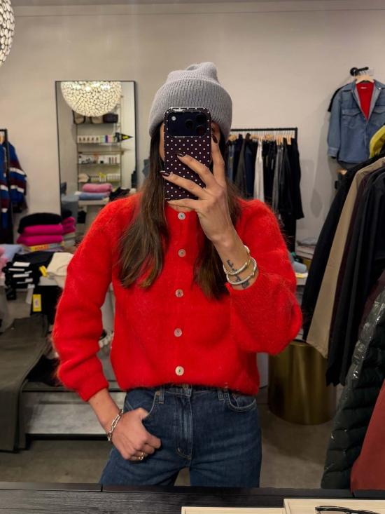  아메리칸 드림즈 가디건 아메리칸 드림 수잔 알파카 카디건 - AMERICAN DREAMS