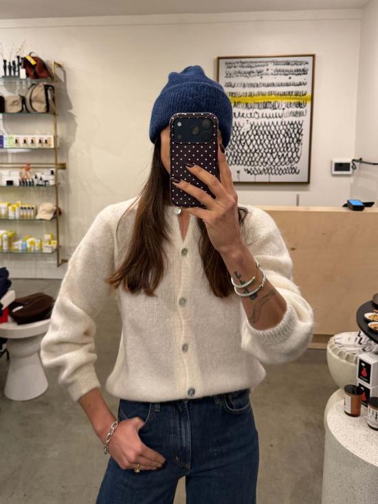  아메리칸 드림즈 가디건 아메리칸 드림 수잔 알파카 카디건 - AMERICAN DREAMS