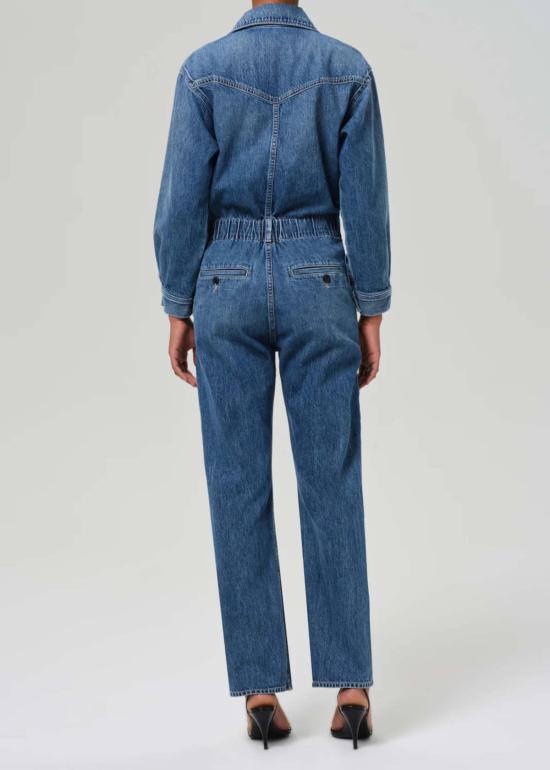  시티즌 오브 휴머니티 데님 원피스 솔렌 폴리시드  팬텀 - CITIZEN OF HUMANITY