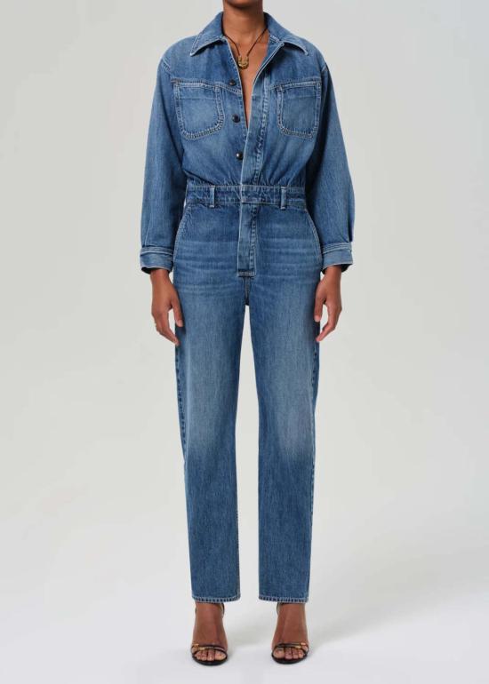  시티즌 오브 휴머니티 데님 원피스 솔렌 폴리시드  팬텀