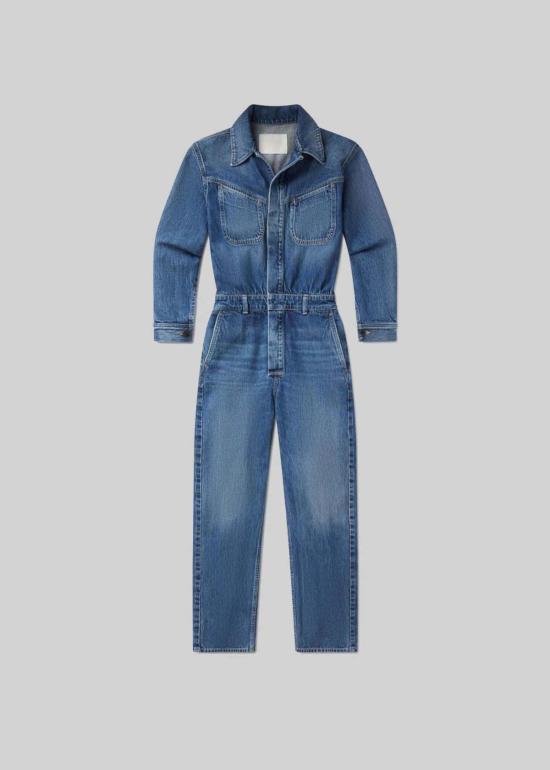  시티즌 오브 휴머니티 데님 원피스 솔렌 폴리시드  팬텀 - CITIZEN OF HUMANITY