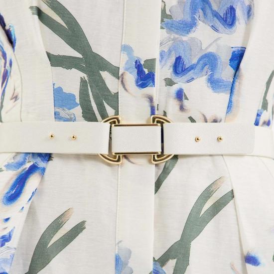  레베카 밸런스 숏 원피스 블루벨 메도우 미니 드레스 (플로럴) - REBECCA VALLANCE