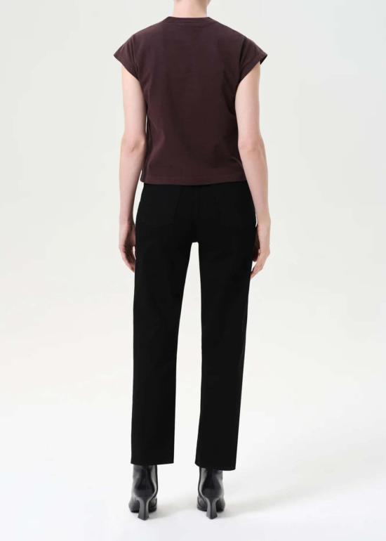  에이골디 데님 팬츠 아골드 90년대 핀치 웨이스트 크롭 진 커버 - AGOLDE