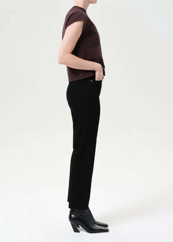  에이골디 데님 팬츠 아골드 90년대 핀치 웨이스트 크롭 진 커버 - AGOLDE