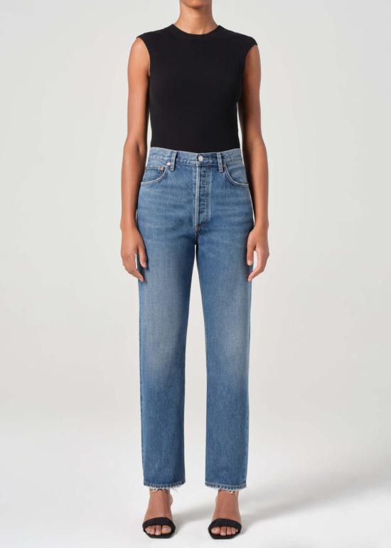  에이골디 데님 팬츠 아골드 90년대 핀치 웨이스트 진 에센스