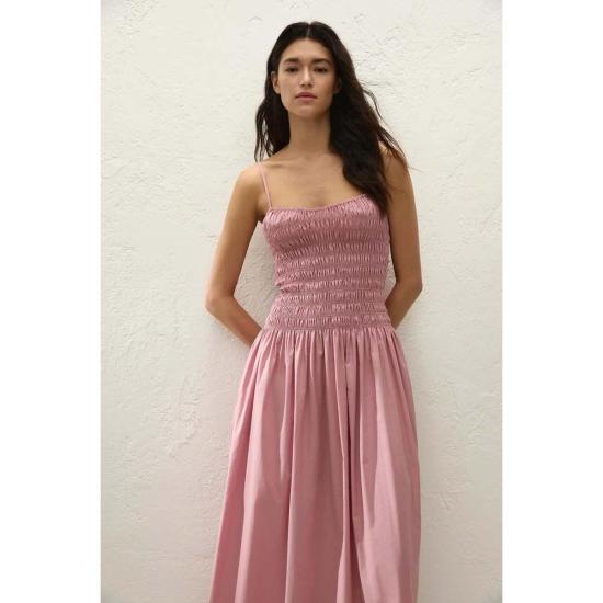  페이스풀더브랜드 롱 원피스 페이스풀 더 브랜드 아라셀리 맥시 드레스 더스크 - FAITHFULL THE BRAND