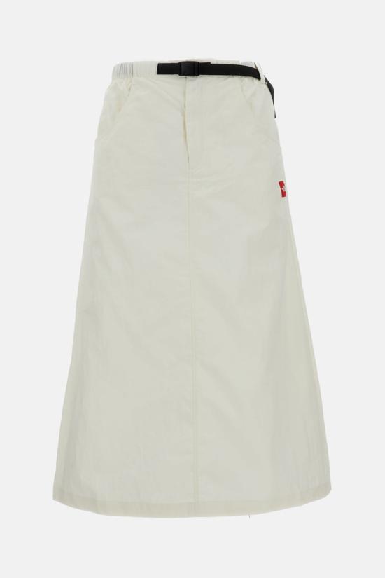  노스페이스 롱 스커트 나일론  (벨트 포함) 화이트