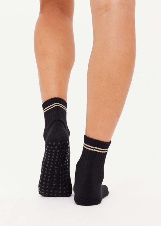  더 업사이드 양말 업사이드 셀레스티아 그립 삭 블랙 - THE UPSIDE