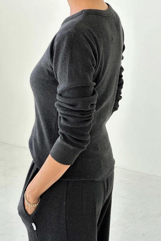  르 본 숍 긴팔 티셔츠 Le Bon Shoppe Pointelle 펀더멘탈 티셔츠 - Le Bon Shoppe