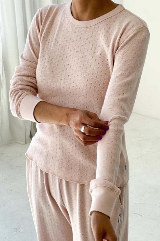  르 본 숍 긴팔 티셔츠 Le Bon Shoppe Pointelle 펀더멘탈 티셔츠 - Le Bon Shoppe