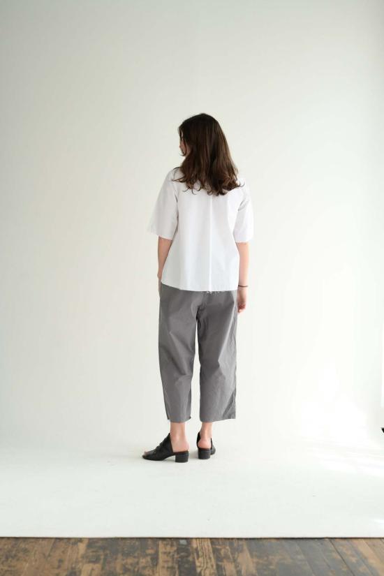  샤 크롭 팬츠 심플리 팬츠 미디엄 롱 - SCHA