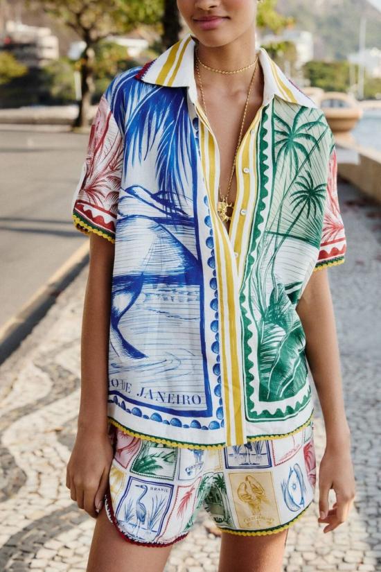  팜 리오 셔츠 브라질 빈티지 셔츠