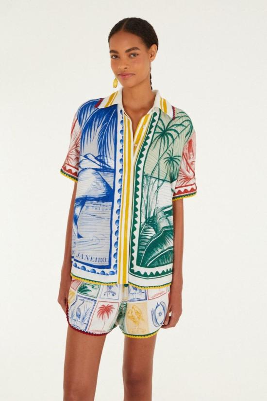  팜 리오 셔츠 브라질 빈티지 셔츠 - FARM RIO