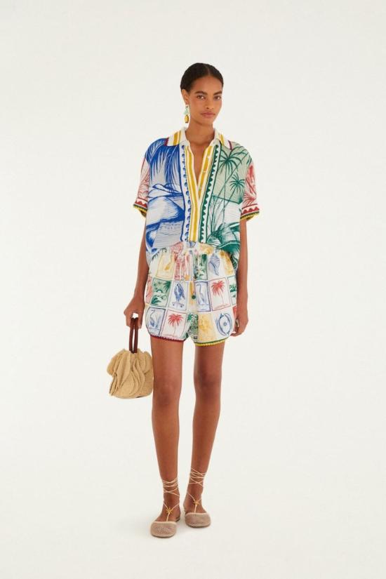  팜 리오 셔츠 브라질 빈티지 셔츠 - FARM RIO