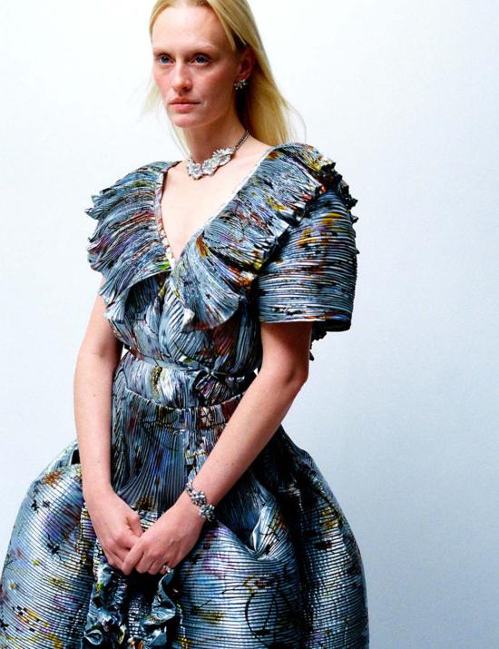  줄리아 호이어 블라우스 Julia Heuer Marcia 핸드플리츠 탑 - JULIA HEUER