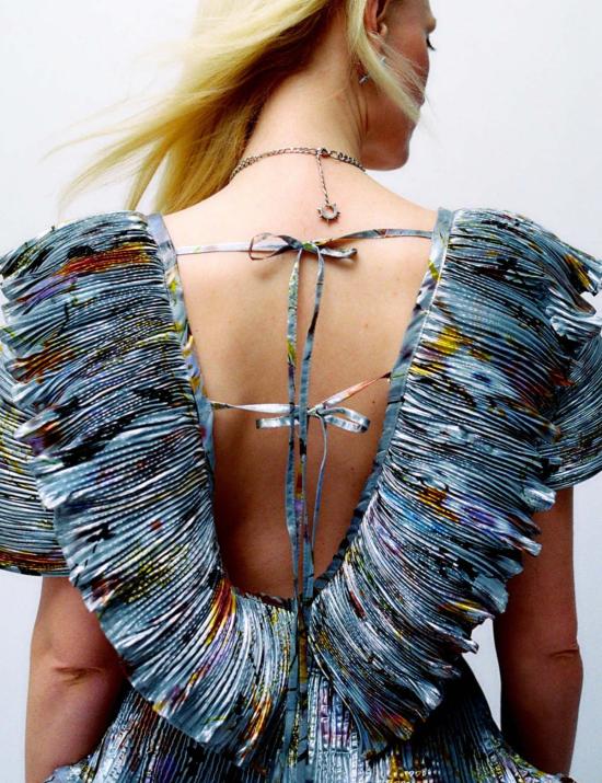  줄리아 호이어 블라우스 Julia Heuer Marcia 핸드플리츠 탑