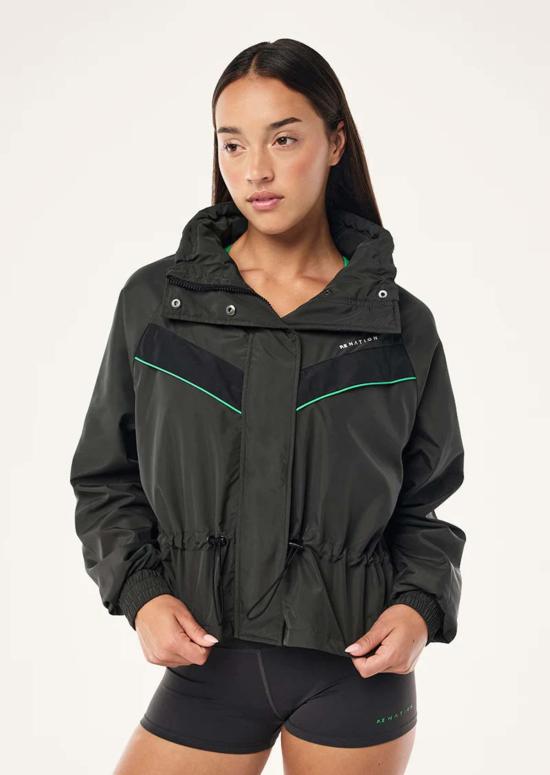  PE Nation 자켓 피 네이션 쉘터 재킷 캐비어