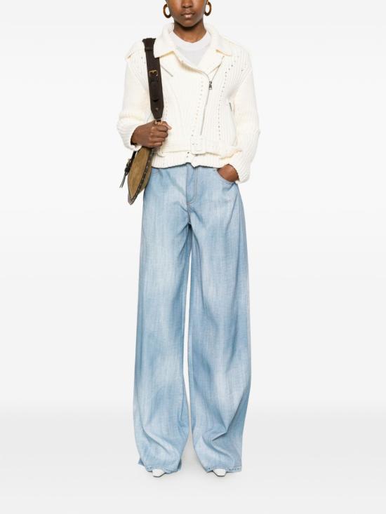 26SS 에르마노 설비노 가죽 자켓 D485I301RXY RXY10602 Snow white - ERMANNO SCERVINO