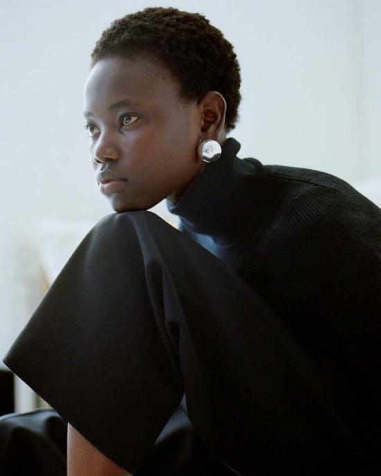  아니카 이네즈 이어링 대형 반구형 귀걸이 - ANNIKA INEZ