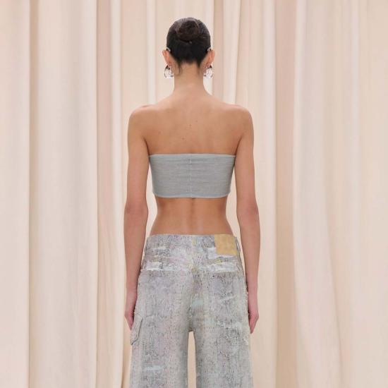  하이쿠레 데님 팬츠 위노나 진스 핑크 스네이크 - HAIKURE