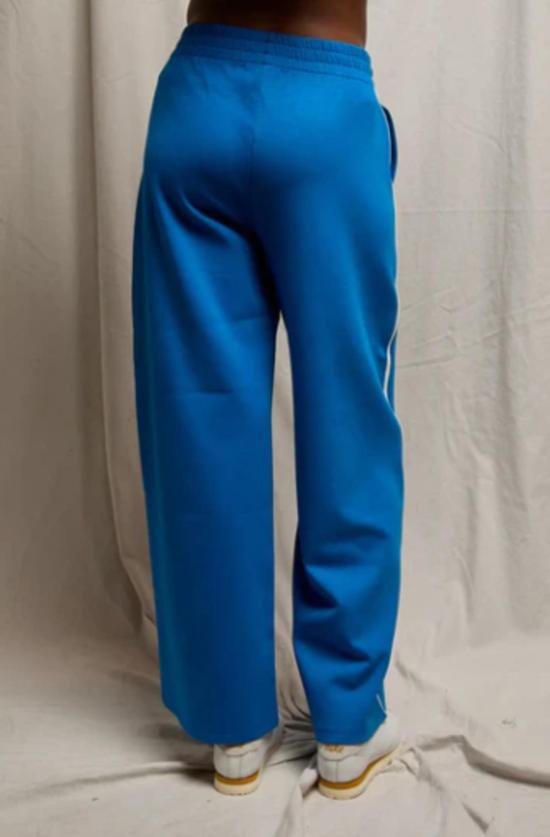  퍼펙트 화이트 티 트레이닝/조거 팬츠 퍼펙트화이트티 미코스 트래블 와이드 레그 스트라이프 팬츠 코발트 - PERFECT WHITE TEE