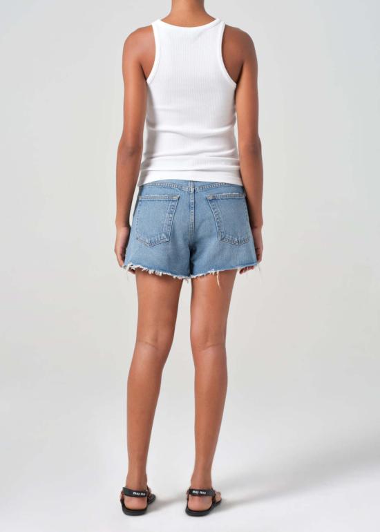  에이골디 데님 숏팬츠 아골드 파커 롱 숏 페어웨이 - AGOLDE